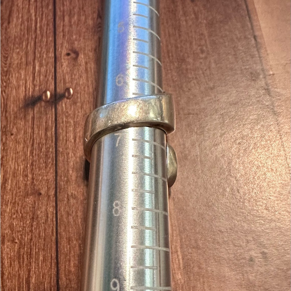 Stylish Silver Statement Ring - image 5